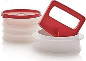 img 1 attached to Tupperware Hamburger Press Freezer Set