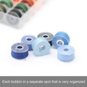 img 2 attached to 🧵 72PCS Bobbins with Sewing Thread: Perfect for Brother Singer Babylock Janome Kenmore (72pcs Bobbins)