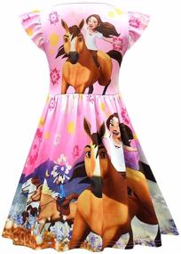 img 3 attached to 👗 Babykea Girls Dresses: Flutter Sleeve Casual Summer Dress for a Birthday Celebration