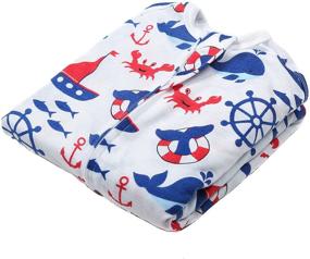 img 2 attached to SleepingBaby Lightweight Zipadee-Zip Swaddle Transition Baby Sleep Sack with Zipper, Cozy Wrap for Nautical Boy, Medium Size (6-12 Months, 18-26 lbs, 29-33 inches)