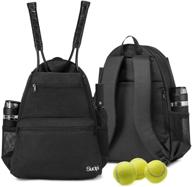 🎾 sucipi professional tennis backpack for men and women - racket bag holds 2 rackets with ventilated shoe compartment logo