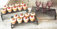🧁 rustic cupcake stand: stylish tabletop merchandise display logo