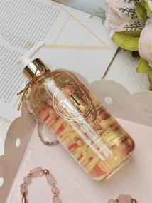 img 2 attached to HB Botanicals Luxury Scented Hand Body Soap - Millefleur Fragrance - Premium Soap Dispenser with Crystal Bead Chandelier - Bathroom Decor - 12 Fl Oz