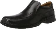 👞 clarks escalade step loafer leather men's shoes: stylish loafers & slip-ons for ultimate comfort logo