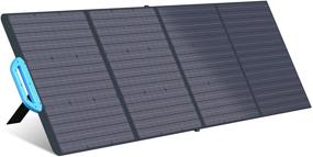 img 4 attached to BLUETTI PV200 200W Solar Panel: Efficient Power Backup for AC200P/EB70/EB55/AC50S Portable Stations - Perfect for Camping, Emergencies, and Power Outages