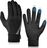 winter warm sports driving gloves logo