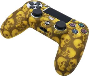 img 1 attached to 🎮 Enhance Your Gaming Experience with RALAN Skull Silicone Cover - PS4 Controller Protector with Skull Thumb Grip x 8