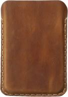 👜 authentic european-made leather case with bumper for microsoft surface duo - tan cover logo