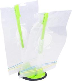 img 1 attached to 👜 Free Your Hands with TAO Cicada Baggy Rack-Pack of 2 Hand-Free Storage Bag Clips for Easy Food Storage