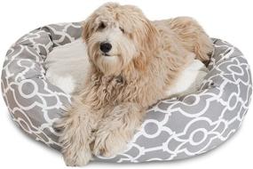 img 4 attached to 🐶 Sherpa Bagel Bed by Majestic Pet Athens