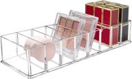 seitop detachable makeup organizer: clear, 8-compartment acrylic storage for dresser, vanity, bathroom, kitchen logo