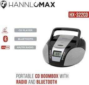 img 3 attached to HANNLOMAX HX 322CD Portable Boombox Bluetooth Portable Audio & Video and Boomboxes