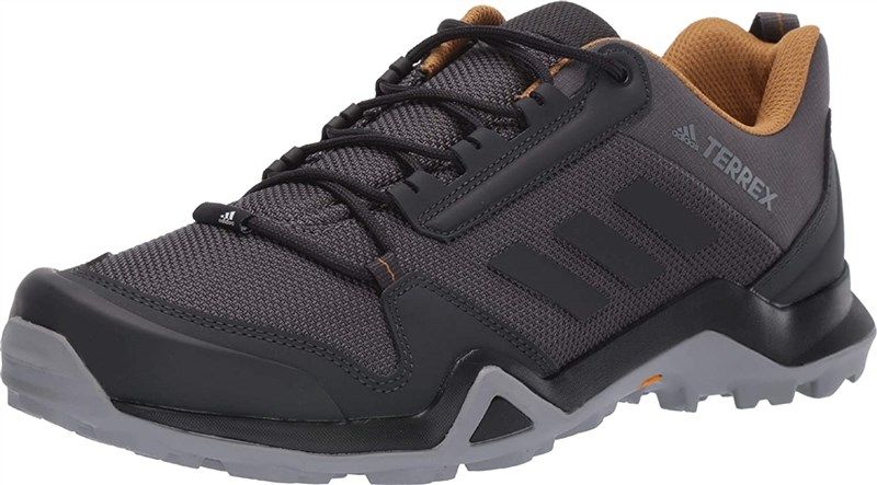 adidas outdoor terrex hiking black men's shoes logo