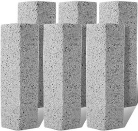 img 4 attached to 🚽 Pumice Stone Toilet Bowl Cleaning Stick - Quick Refresh in 1 Minute, 6 Creative Uses of Pumice Stones, Effective Water Ring Stain Removal for Toilets, Bathtubs, Pool Shower Tiles - Pack of 6