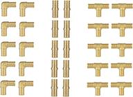 brass pex fittings ea elbow coupler logo