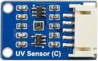 waveshare digital ltr390-uv ultraviolet sensor (c) ultraviolet ray sensing ambient light intensity measuring direct uv index value output i2c bus logo