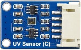 img 4 attached to Waveshare Digital LTR390-UV Ultraviolet Sensor (C) Ultraviolet Ray Sensing Ambient Light Intensity Measuring Direct UV Index Value Output I2C Bus