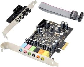 img 4 attached to Padarsey PCIe 7.1 Channel Sound Card CM8828 + CM9882A: Analog & Digital Stereo Sound Card with SPDIF Bracket