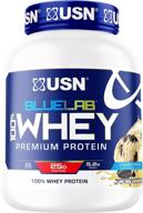 🥛 usn supplements bluelab 100% whey protein powder - keto friendly, low carb, low calorie cookies & cream - 4.5 pound logo