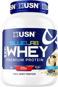 img 4 attached to 🥛 USN Supplements BlueLab 100% Whey Protein Powder - Keto Friendly, Low Carb, Low Calorie Cookies & Cream - 4.5 Pound