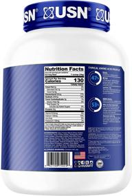 img 1 attached to 🥛 USN Supplements BlueLab 100% Whey Protein Powder - Keto Friendly, Low Carb, Low Calorie Cookies & Cream - 4.5 Pound