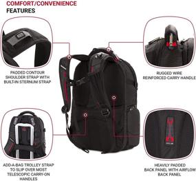 img 3 attached to SWISSGEAR ScanSmart Laptop Backpack with Charging Capability