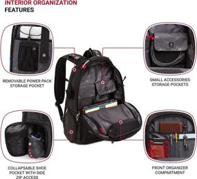 img 1 attached to SWISSGEAR ScanSmart Laptop Backpack with Charging Capability