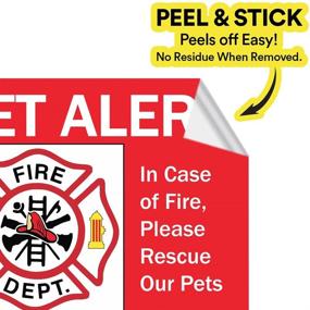 img 3 attached to 🔥 Rescue Fire Alert Safety Sticker