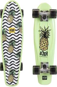 img 4 attached to Silent Ride: Pineapple Cruiser Complete Skateboard for Noise-Free Thrills