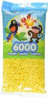 6000pcs yellow perler beads - fuse beads for crafts logo