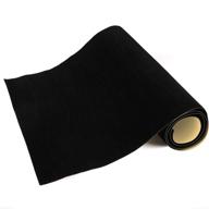 🎨 2pcs self-adhesive felt fabric for diy crafts, velvet drawer liner, jewelry box felt liner, soft velvet material, solid color wallpaper (14.6" x 39.4", black) logo