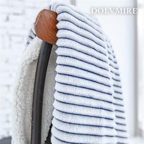 img 2 attached to Dolvmire Sherpa Blanket Reversible Luxurious