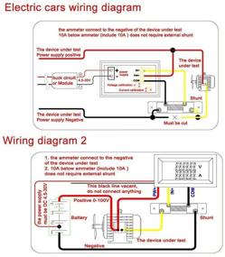 img 1 attached to 📊 Eiechip LED Цифровой вольтметр/амперметр: Мини DC Цифровой мультиметр 100V 10A, Синий Красный LED Двойной Цифровой дисплей вольтметра для мониторинга и тестирования тока в автомобиле, дисплей 0.28 дюйма