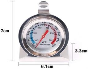 img 2 attached to 🌡️ JSDOIN Large Dial Oven Thermometer - Classic Series for Freezer, Refrigerator, and Oven (1PACK)