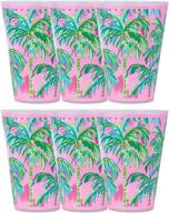 lilly pulitzer eco-friendly reusable kids drinking cups логотип