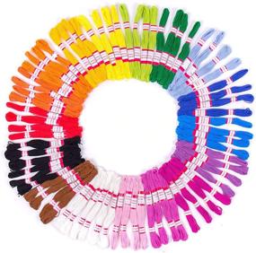img 4 attached to 🌈 Just My Style Friendship Thread 72-Pack: Ultimate Bracelet Making Kit by Horizon Group USA - Includes Over 30 Varieties, Perfect for Friendship Bracelets