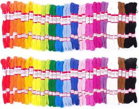 img 3 attached to 🌈 Just My Style Friendship Thread 72-Pack: Ultimate Bracelet Making Kit by Horizon Group USA - Includes Over 30 Varieties, Perfect for Friendship Bracelets
