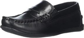 img 4 attached to Комфортно и стильно: детские унисекс мокасины Jerod Penny Driver Jr. от Florsheim для долгосрочной поддержки ног.