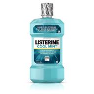 🌬️ воспользуйтесь свойствами охлаждающего антисептического полоскания listerine cool mint - 3 набора по 1 литровому флакону, эффективное средство против неприятного запаха, зубного налета и гингивита. логотип