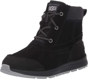 img 4 attached to Ботинки для маленького мальчика UGG Turlock Waterproof черного цвета