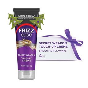 img 4 attached to John Frieda Frizz Ease Secret Weapon: The Ultimate Anti-Frizz Styling Cream for Frizz-Prone Hair, 4 Ounce