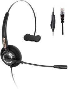 img 4 attached to Volume And Mute Switch Headset With Noise Canceling Microphone ONLY For Cisco IP Phones: Such As 6941 7942 7971 8841