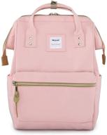 🎒 himawari h900d-l usb pink travel school backpack: 15.6 inch doctor work bag for women & men college students with convenient usb charging port logo