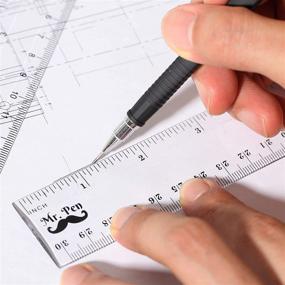 img 2 attached to 📏 Clear Drafting Measuring in Centimeters: Transparent Test, Measure & Inspect