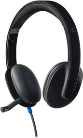 img 4 attached to 💻 Logitech H540: Совместимая с Windows и Mac USB-гарнитура для улучшенного опыта работы в Skype