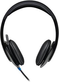 img 1 attached to 💻 Logitech H540: Совместимая с Windows и Mac USB-гарнитура для улучшенного опыта работы в Skype