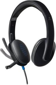 img 3 attached to 💻 Logitech H540: Совместимая с Windows и Mac USB-гарнитура для улучшенного опыта работы в Skype