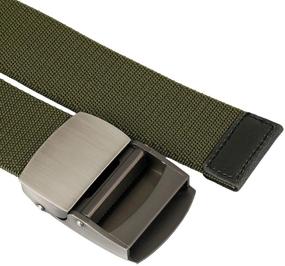 img 3 attached to Moonsix Elastic Tactical Military Webbing Men's Accessories for Belts