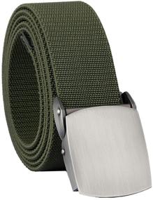 img 4 attached to Moonsix Elastic Tactical Military Webbing Men's Accessories for Belts