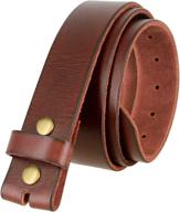 👔 classic vintage genuine leather men's belt collection: bs001 without accessories logo